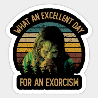 The Devil Inside Exorcists Classic Scenes Apparel Sticker